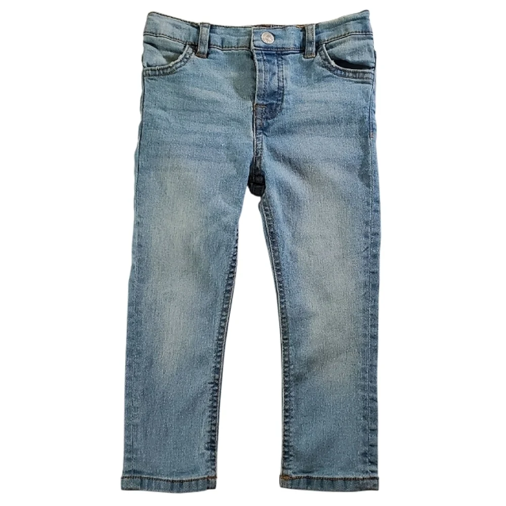 K1358 * 7 For All Mankind Girls Jeans Light Wash Denim Size 24M